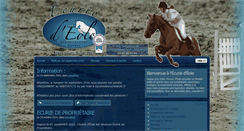 Desktop Screenshot of ecuriedeole.fr